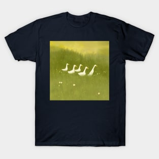 Geese in a Meadow T-Shirt